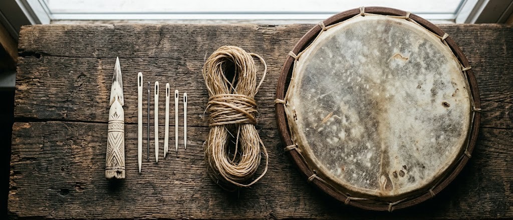 Bone, sinew & rawhide