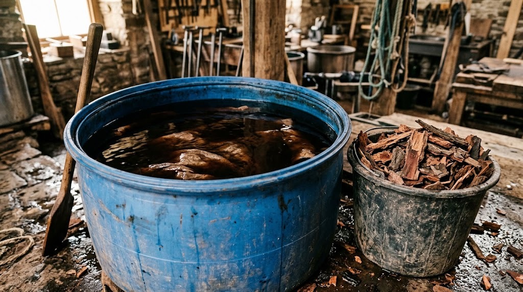 The bark tan: brew and soak